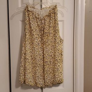 Elegant floral yellow Top